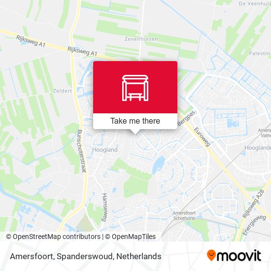Amersfoort, Spanderswoud map