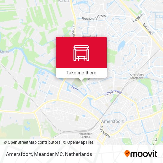 Amersfoort, Meander MC map