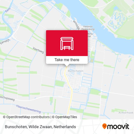 Bunschoten, Wilde Zwaan map
