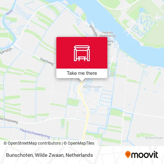 Bunschoten, Wilde Zwaan map