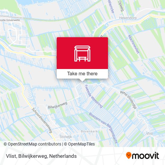 Vlist, Bilwijkerweg map