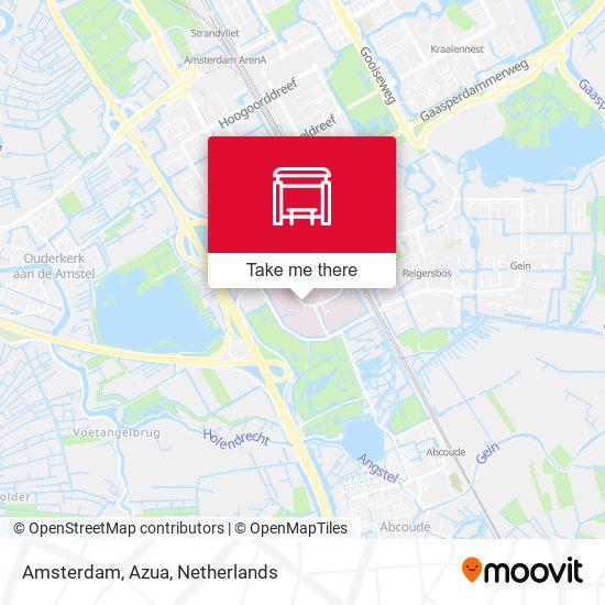 Amsterdam, Azua map