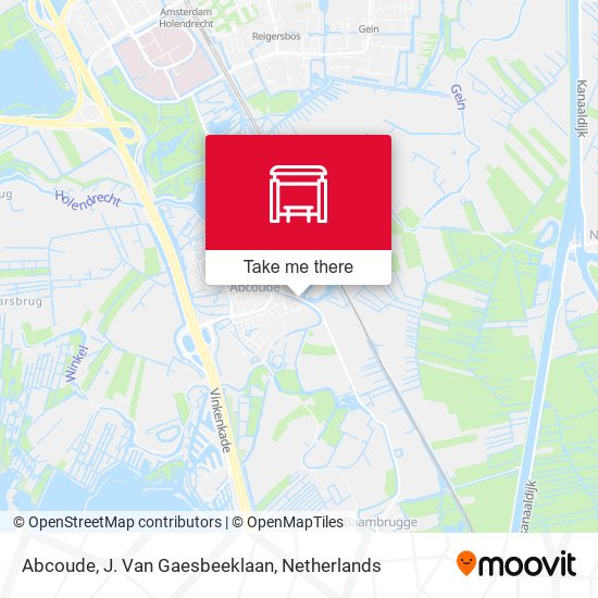 Abcoude, J. Van Gaesbeeklaan map