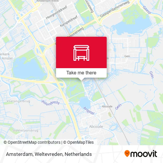 Amsterdam, Weltevreden Karte