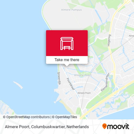 Almere Poort, Columbuskwartier map