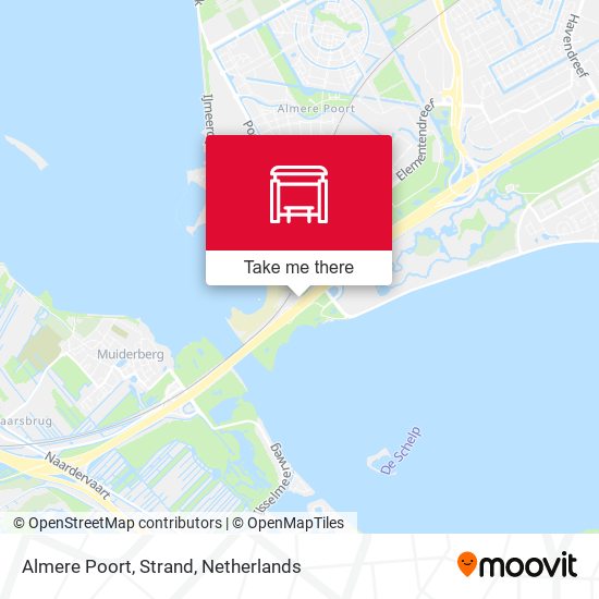 Almere Poort, Strand map