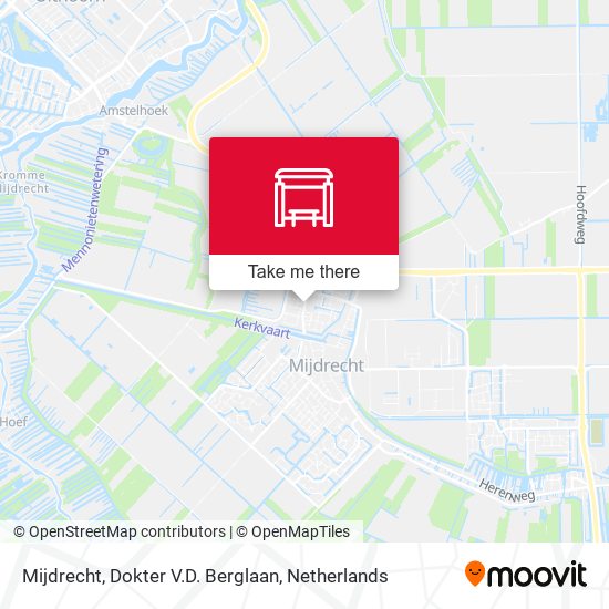 Mijdrecht, Dokter V.D. Berglaan map