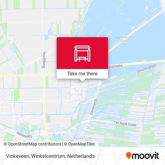 Vinkeveen, Winkelcentrum map
