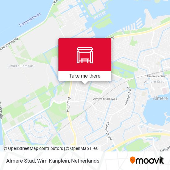 Almere Stad, Wim Kanplein map