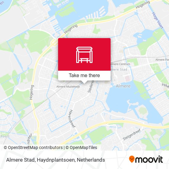 Almere Stad, Haydnplantsoen Karte