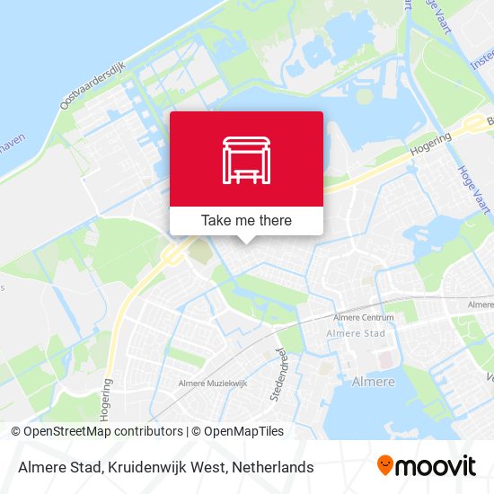 Almere Stad, Kruidenwijk West map