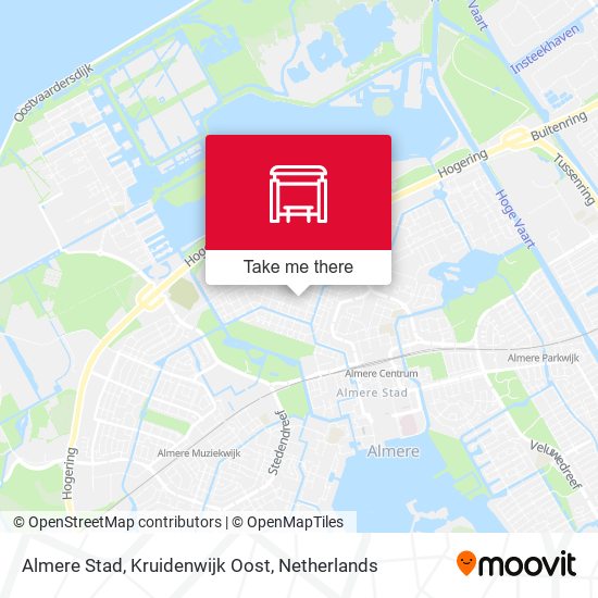 Almere Stad, Kruidenwijk Oost map
