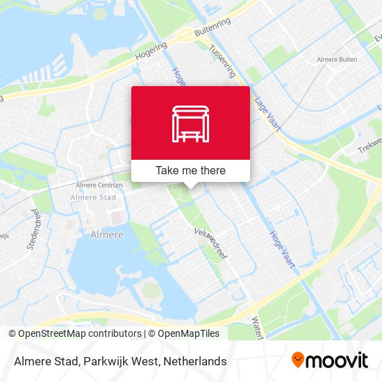 Almere Stad, Parkwijk West map