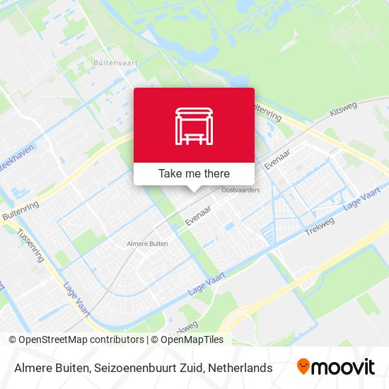Almere Buiten, Seizoenenbuurt Zuid map