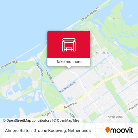 Almere Buiten, Groene Kadeweg map