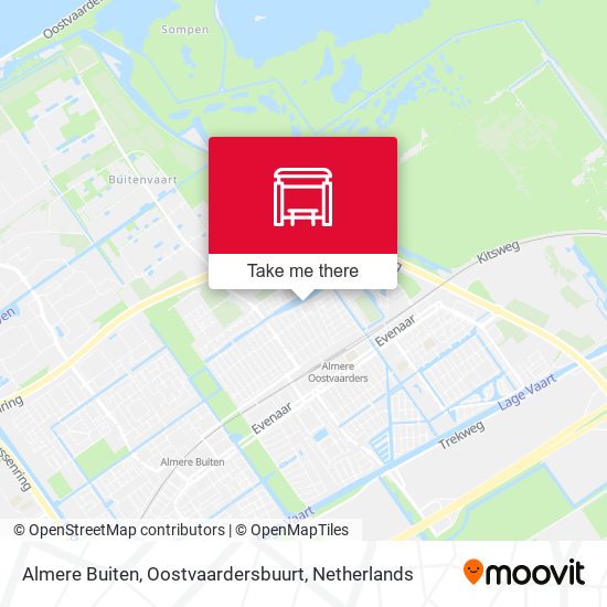 Almere Buiten, Oostvaardersbuurt Karte