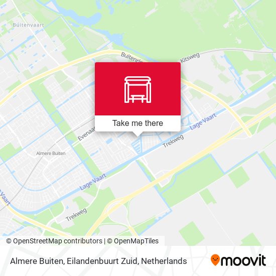 Almere Buiten, Eilandenbuurt Zuid Karte