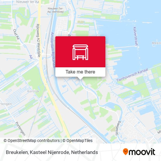 Breukelen, Kasteel Nijenrode map