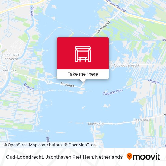 Oud-Loosdrecht, Jachthaven Piet Hein map