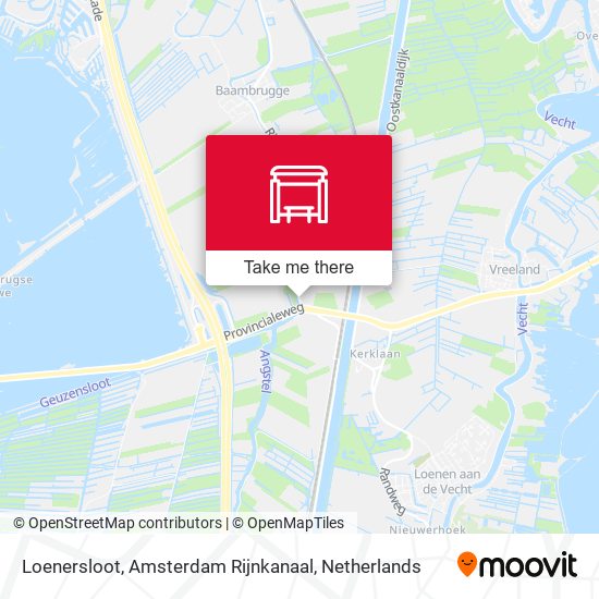 Loenersloot, Amsterdam Rijnkanaal map