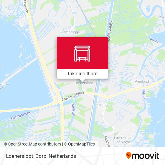 Loenersloot, Dorp map