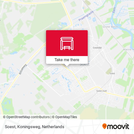 Soest, Koningsweg Karte