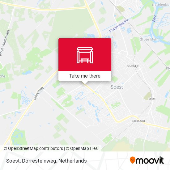 Soest, Dorresteinweg map