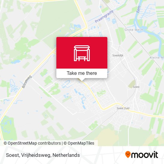 Soest, Vrijheidsweg Karte