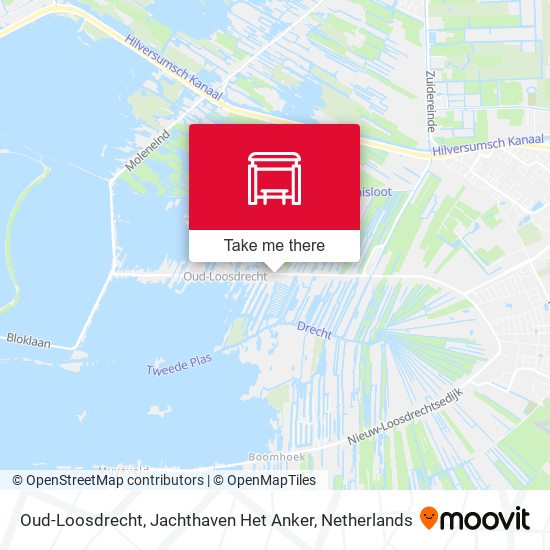 Oud-Loosdrecht, Jachthaven Het Anker map
