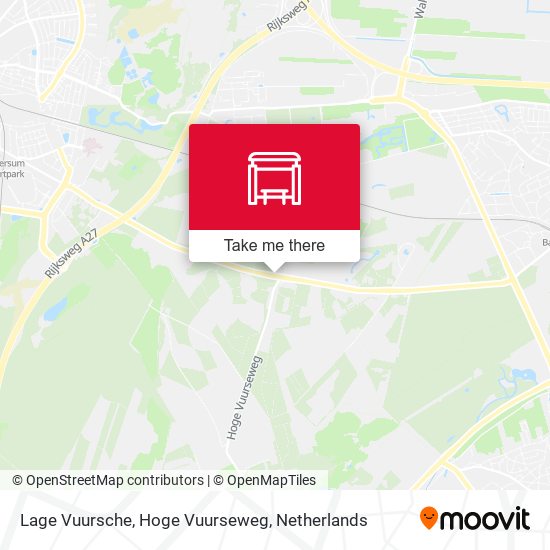Lage Vuursche, Hoge Vuurseweg map