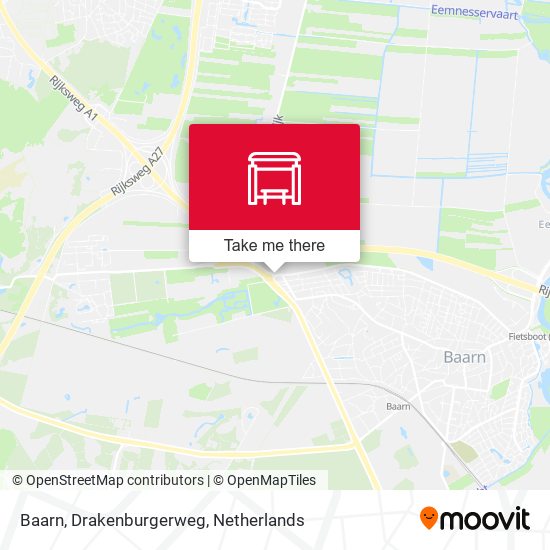 Baarn, Drakenburgerweg map