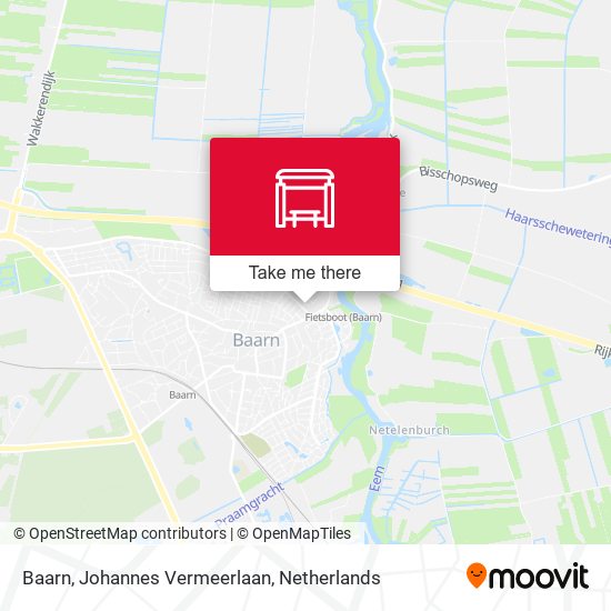 Baarn, Johannes Vermeerlaan map