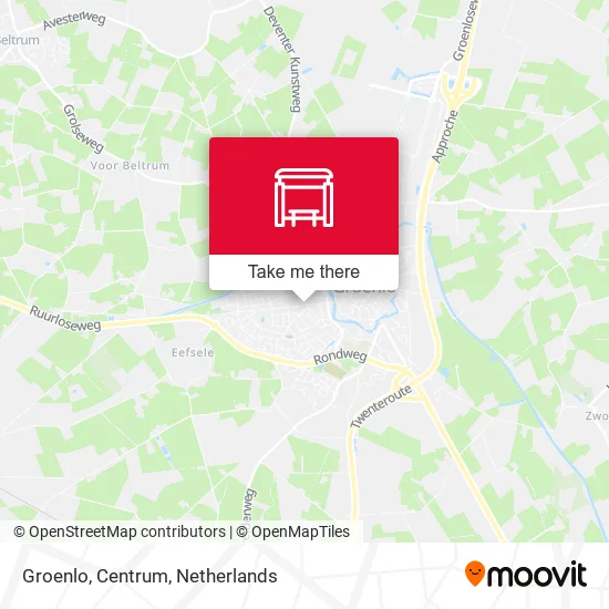 Groenlo, Centrum map