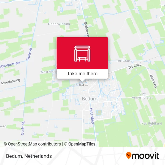 Bedum map