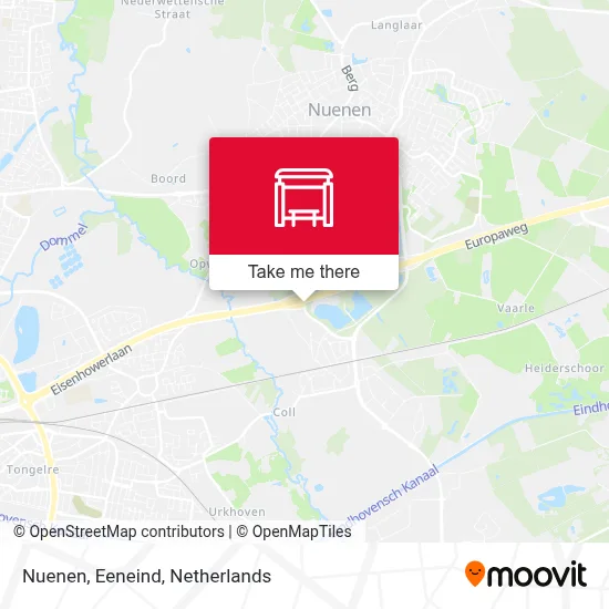 Nuenen, Eeneind Karte