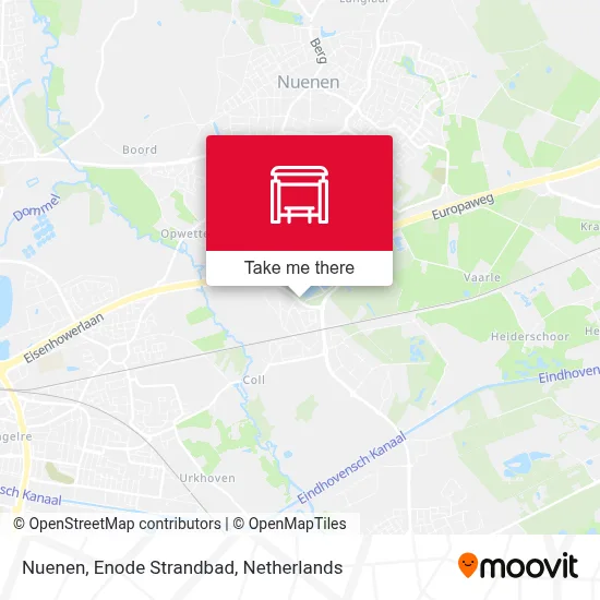 Nuenen, Enode Strandbad map