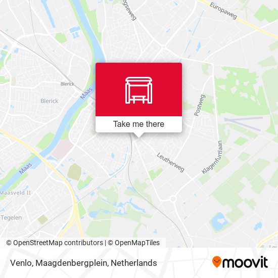 Venlo, Maagdenbergplein map