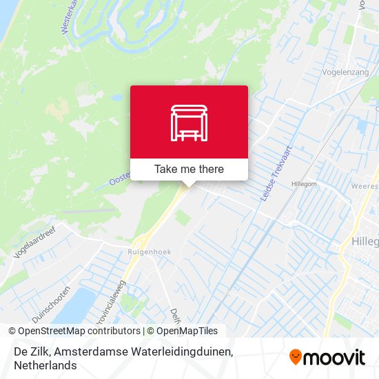 De Zilk, Amsterdamse Waterleidingduinen Karte