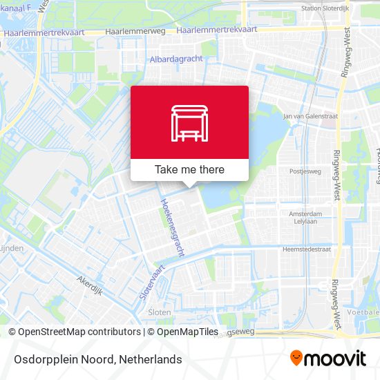 Osdorpplein Noord map