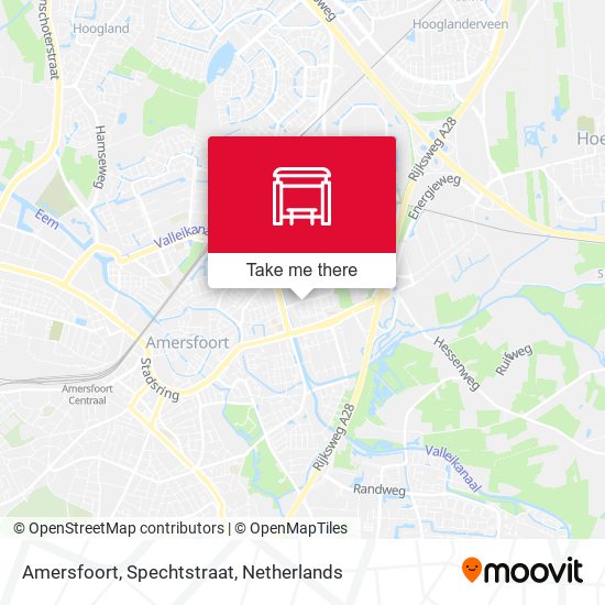 Amersfoort, Spechtstraat map