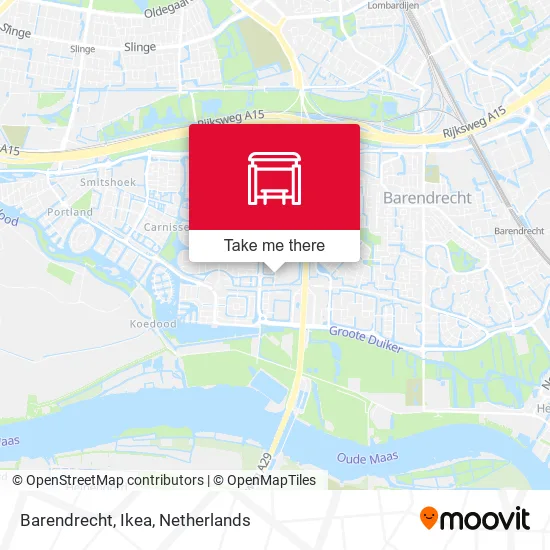 Barendrecht, Ikea map