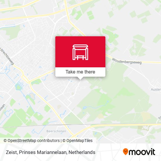 Zeist, Prinses Mariannelaan map