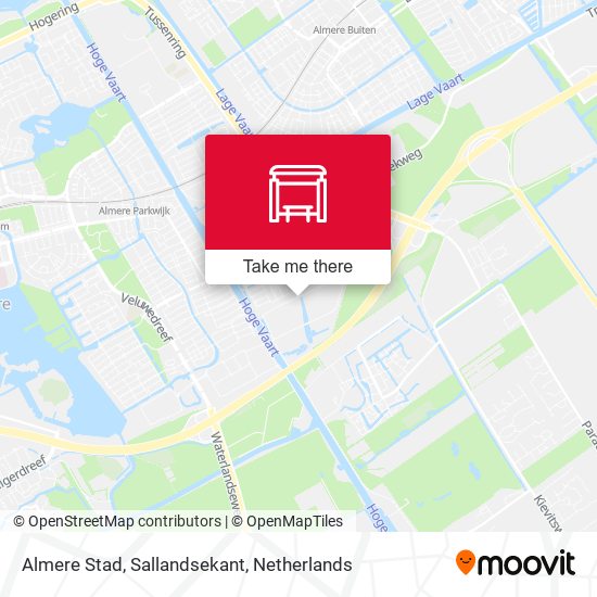 Almere Stad, Sallandsekant Karte