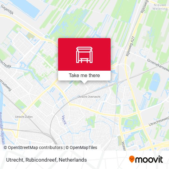 Utrecht, Rubicondreef map