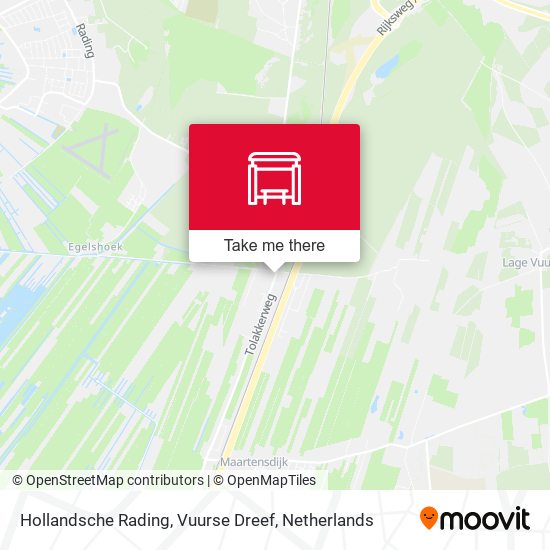 Hollandsche Rading, Vuurse Dreef map