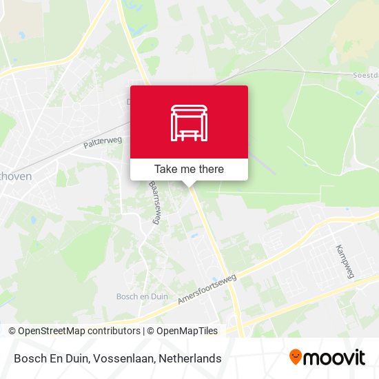 Bosch En Duin, Vossenlaan map