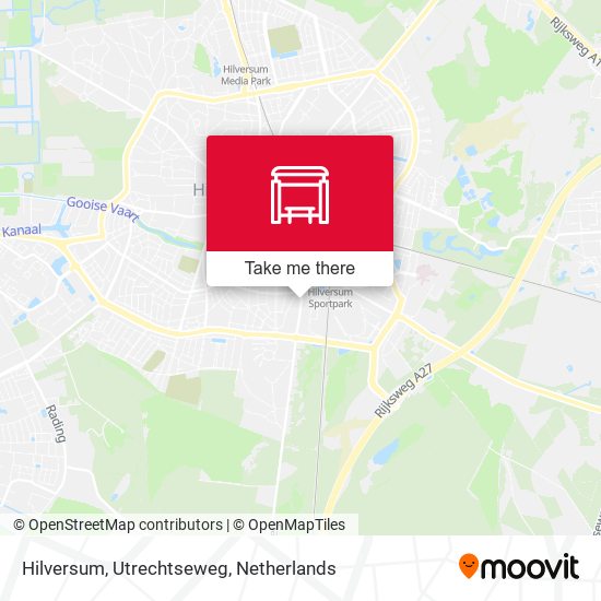 Hilversum, Utrechtseweg Karte