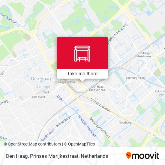 Den Haag, Prinses Marijkestraat Karte