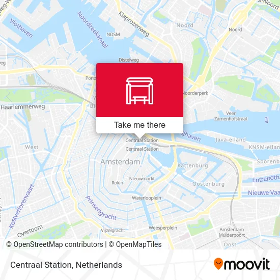 Centraal Station map