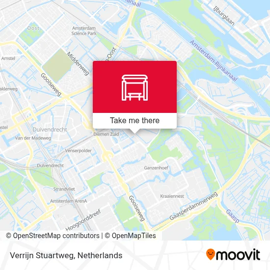Verrijn Stuartweg Karte